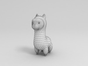 3d alpaca 3D 模型