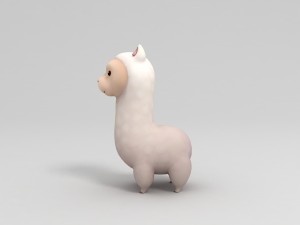 3d alpaca 3D 模型