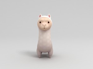 3d alpaca 3D 模型