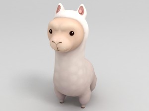 3d alpaca 3D 模型