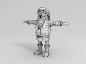 santa 3D Model