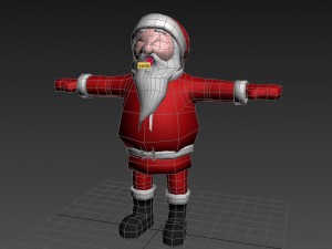 santa Modelo 3D