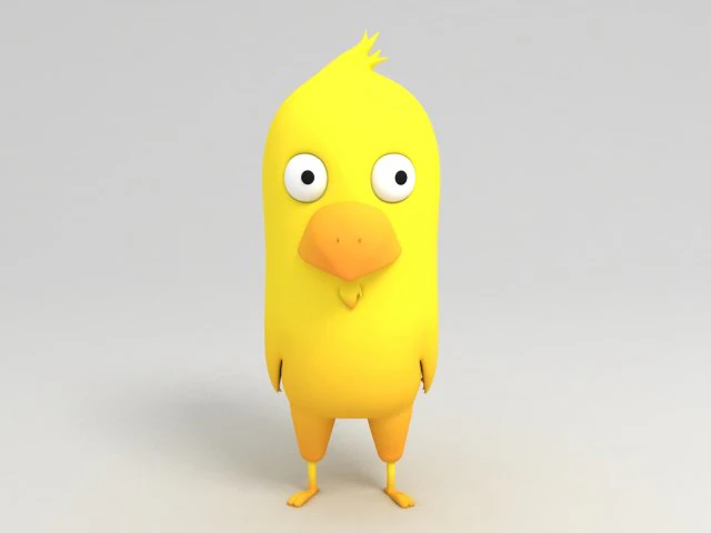 modèle poussin Modèle 3D .c4d .max .obj .3ds .fbx .stl .blend
