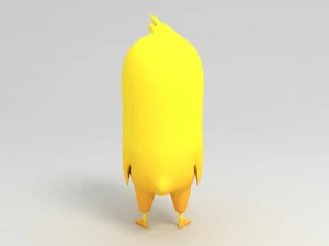 mod&egrave;le poussin Modèle 3D