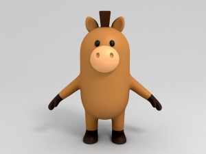 cartoon animal rigged pack 1 3D 모델