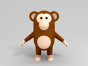 cartoon animal rigged pack 1 3D 모델