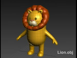 cartoon animal rigged pack 1 3D Model