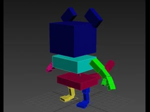 cartoon animal rigged pack 1 3D Model