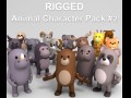cartoon animal rigged pack 2 3D मॉडल