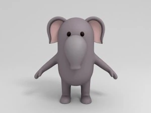 pacchetto di modelli animali dei cartoni animati 2 Modello 3D