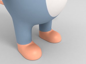 rigged rat character model 3D Model