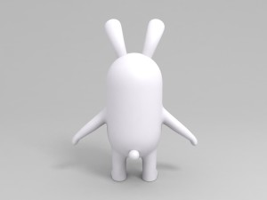 rigged rabbit character Modelo 3D