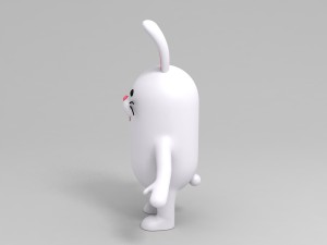 rigged rabbit character Modelo 3D