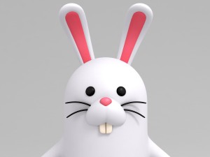 rigged rabbit character Modelo 3D