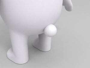 rigged rabbit character Modelo 3D