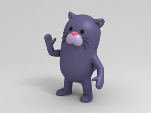 3d rigged panther character model 3D 模型