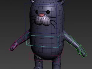 3d rigged panther character model 3D Model