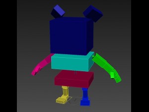 3d rigged panther character model 3D 模型