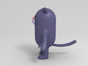 3d rigged panther character model 3D Model