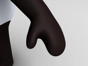 personaje panda ama&ntilde;ado Modelo 3D