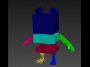 rigged lion character 3D Модель