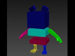 rigged lion character 3D Model