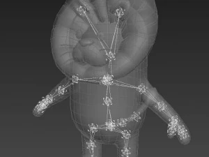 rigged lion character 3D Model