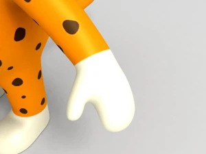3d rigged leopard character model 3D Model