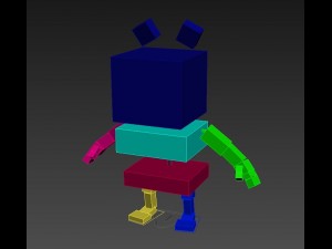 rigged horse character 3D Model