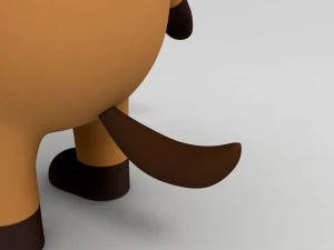 rigged horse character 3D Model
