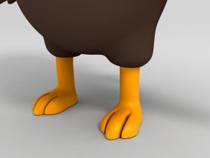 rigged eagle character 3d 3D Model