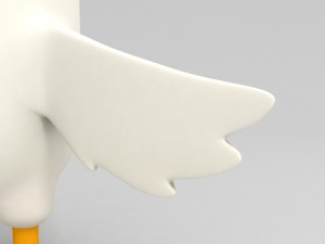 3d rigged duck character 3D Model