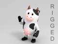 rigged cow character 3d 3D 모델