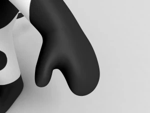 rigged cow character 3d 3D Model