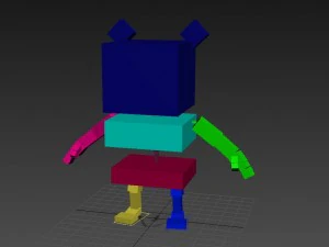 rigged bear character 3D Model