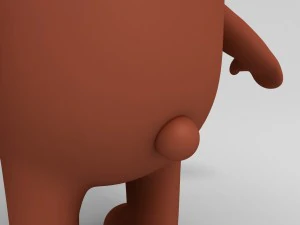 rigged bear character 3D Model
