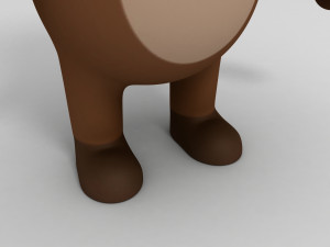 rigged cartoon reindeer 3D 모델