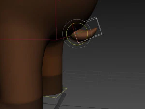rigged cartoon reindeer 3D Model