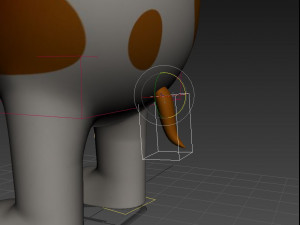 3d rigged cartoon dog 3D Model