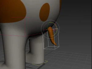 3d rigged cartoon dog 3D Model