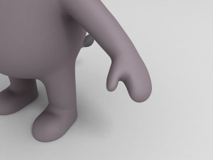 rigged cartoon elephant 3d 3D Model