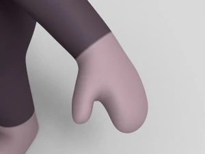 rigged cartoon gorilla 3d 3D Model