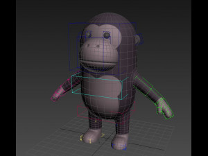 rigged cartoon gorilla 3d 3D Model