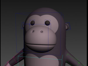 rigged cartoon gorilla 3d 3D Model