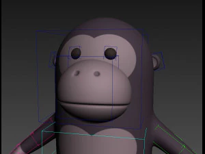 rigged cartoon gorilla 3d 3D Model