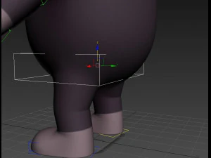 rigged cartoon gorilla 3d 3D Model