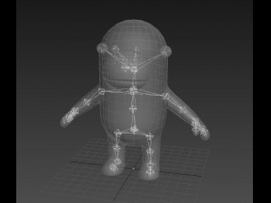 rigged cartoon gorilla 3d 3D Model