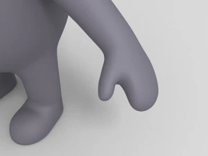 rigged cartoon koala 3D Model