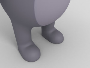rigged cartoon koala 3D मॉडल