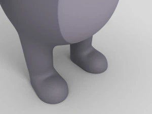 rigged cartoon koala 3D Model